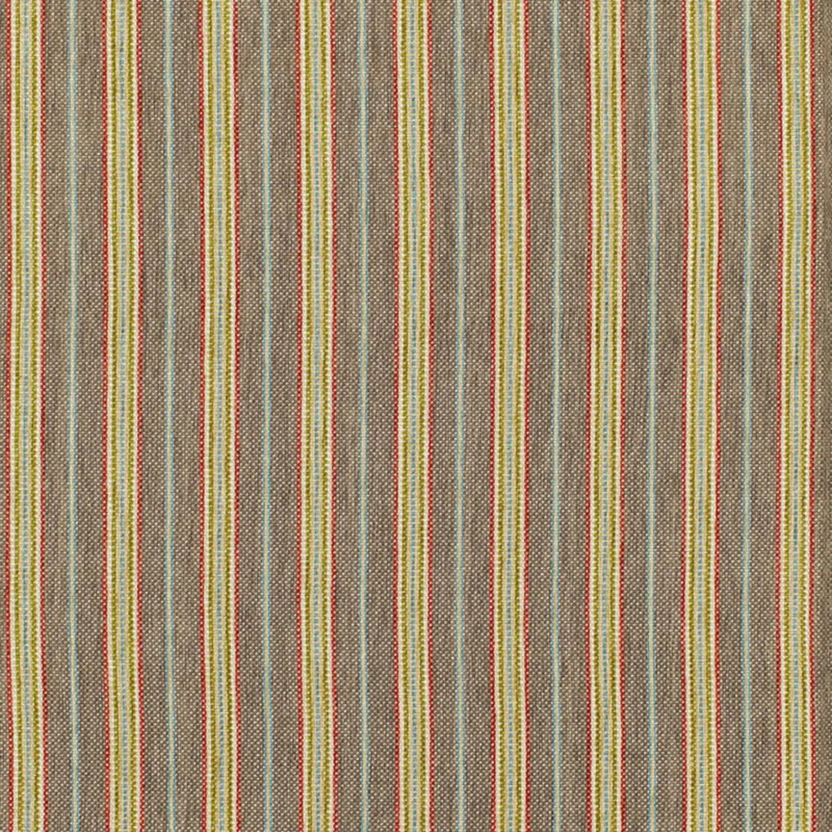 Schumacher 68731 Toscana Stripe Espresso fabric swatch
