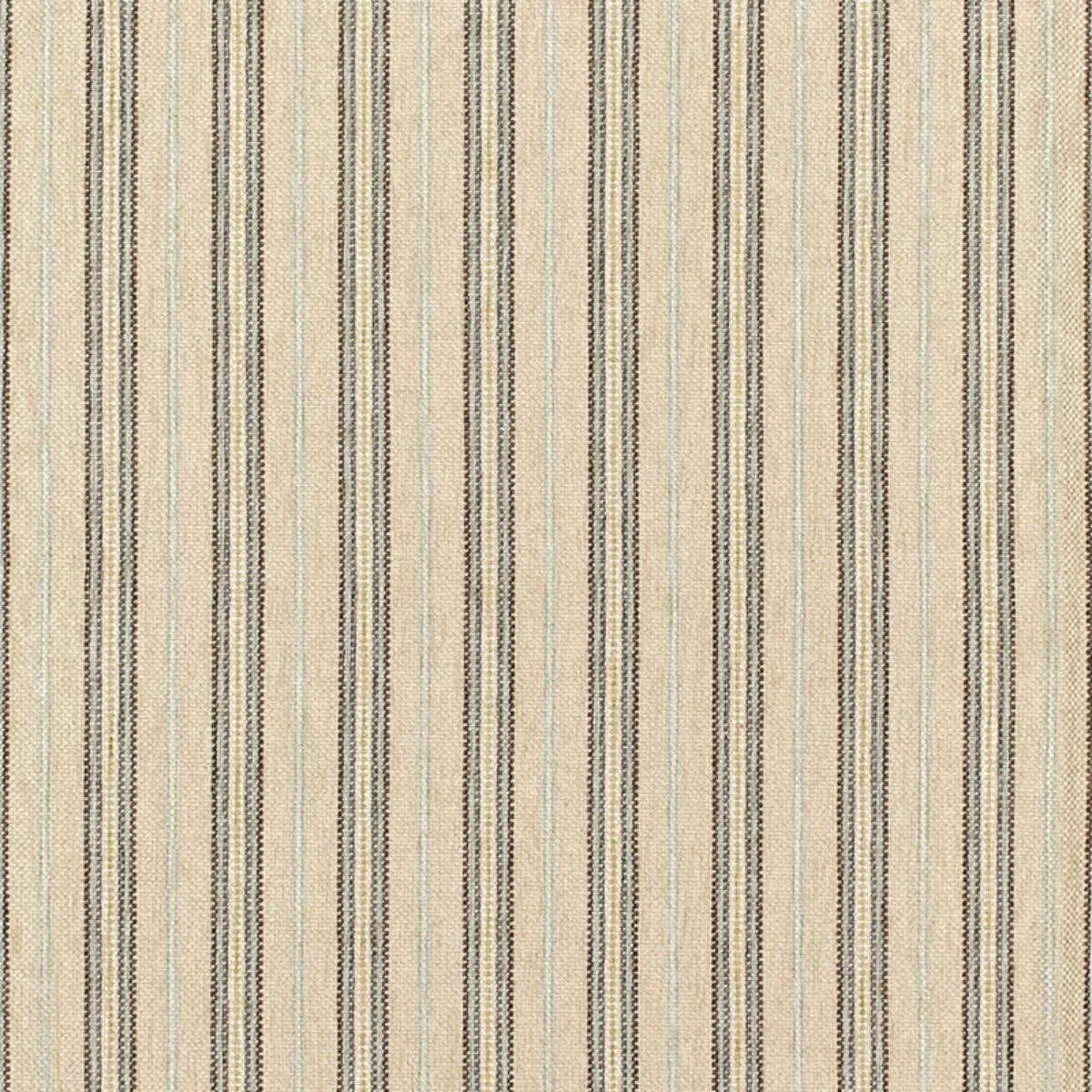 Schumacher 68733 Toscana Stripe Stone fabric swatch