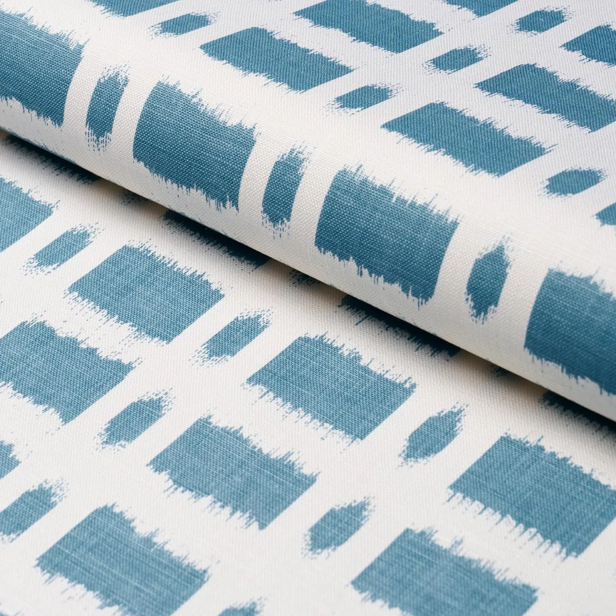 Schumacher TOWN007 Townline Road Marine fabric swatch