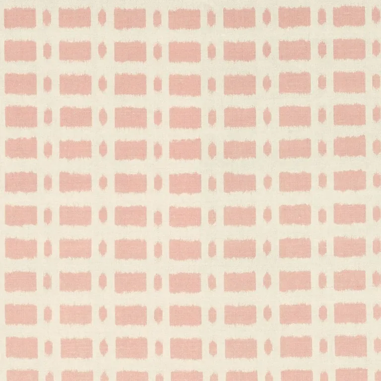 Schumacher TOWN004 Townline Road Pink fabric swatch