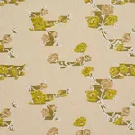 Schumacher 86920 Trace Of Connection Silk Mustard fabric swatch