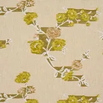Schumacher 86920 Trace Of Connection Silk Mustard fabric swatch