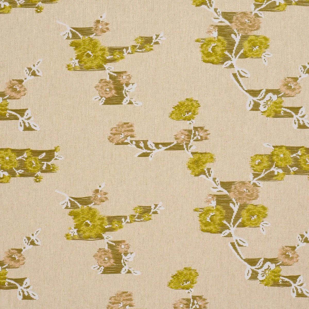 Schumacher 86920 Trace Of Connection Silk Mustard fabric swatch