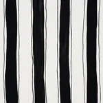 Schumacher 179702 Tracing Stripes Black fabric swatch