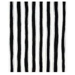 Schumacher 179702 Tracing Stripes Black fabric swatch