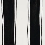 Schumacher 179702 Tracing Stripes Black fabric swatch