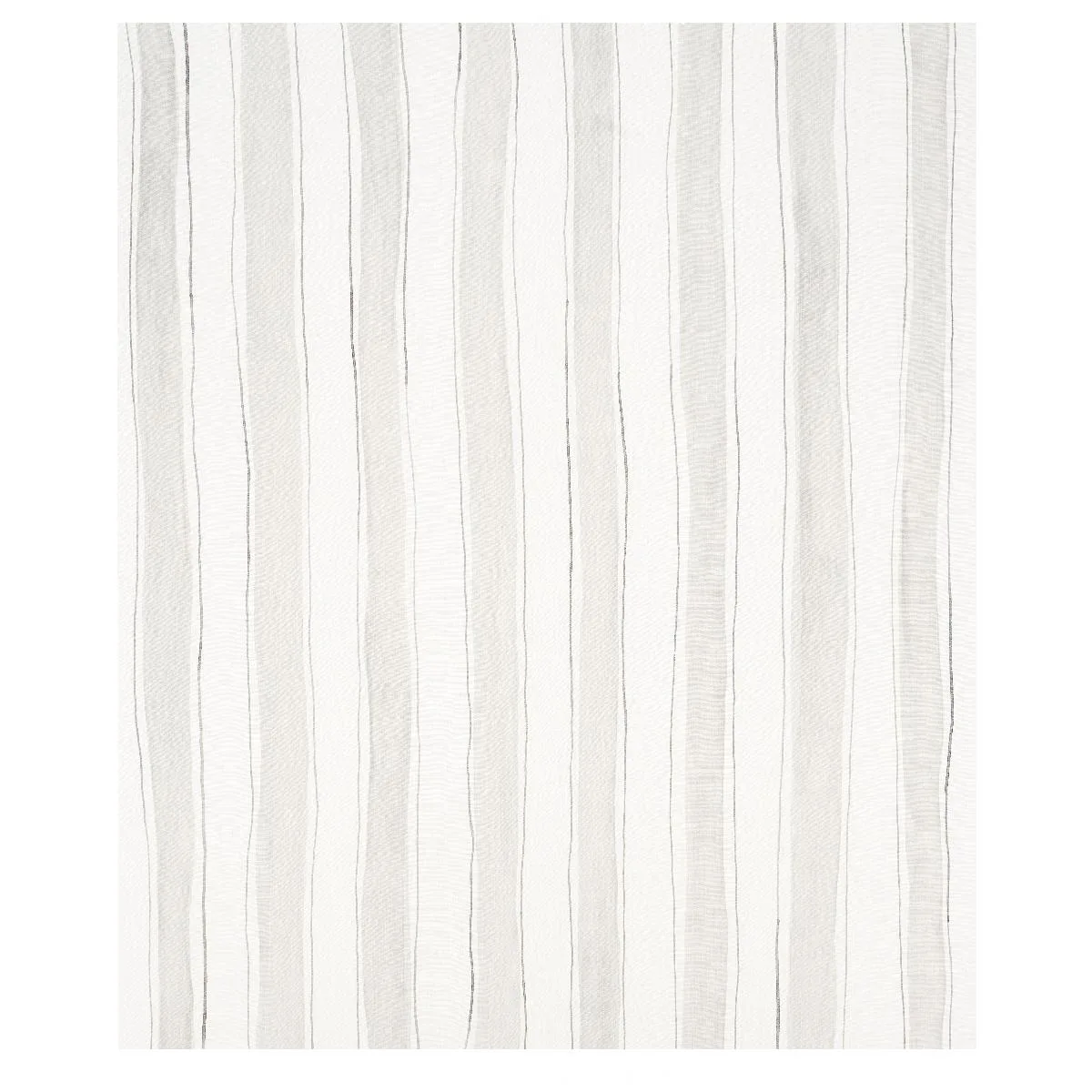 Schumacher 179701 Tracing Stripes Grey fabric swatch