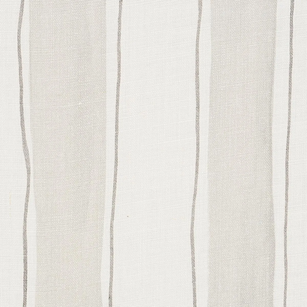 Schumacher 179701 Tracing Stripes Grey fabric swatch