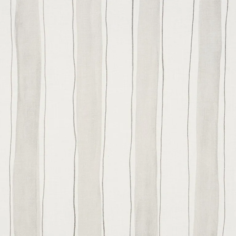 Schumacher 179701 Tracing Stripes Grey fabric swatch