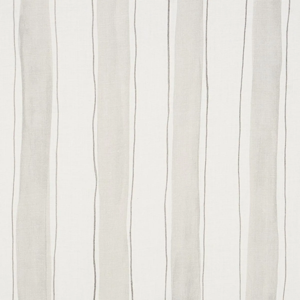 Schumacher 179701 Tracing Stripes Grey fabric swatch