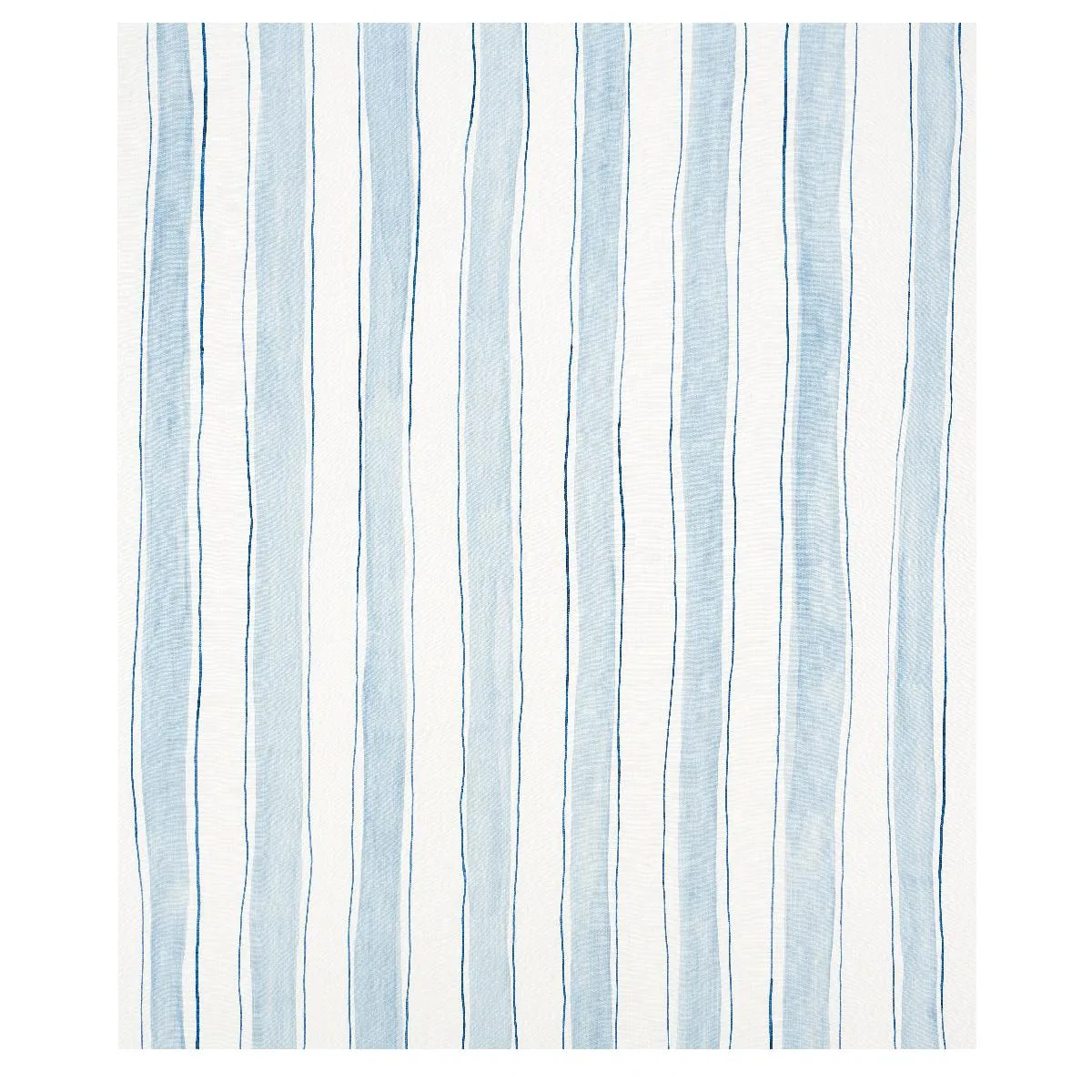 Schumacher 179700 Tracing Stripes Sky fabric swatch