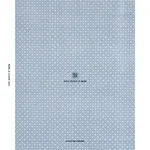 Schumacher 84892 Trianon Cut Velvet Azur fabric swatch