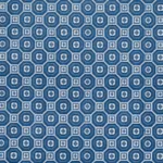 Schumacher 84892 Trianon Cut Velvet Azur fabric swatch