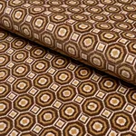 Schumacher 84891 Trianon Cut Velvet Bisque fabric swatch