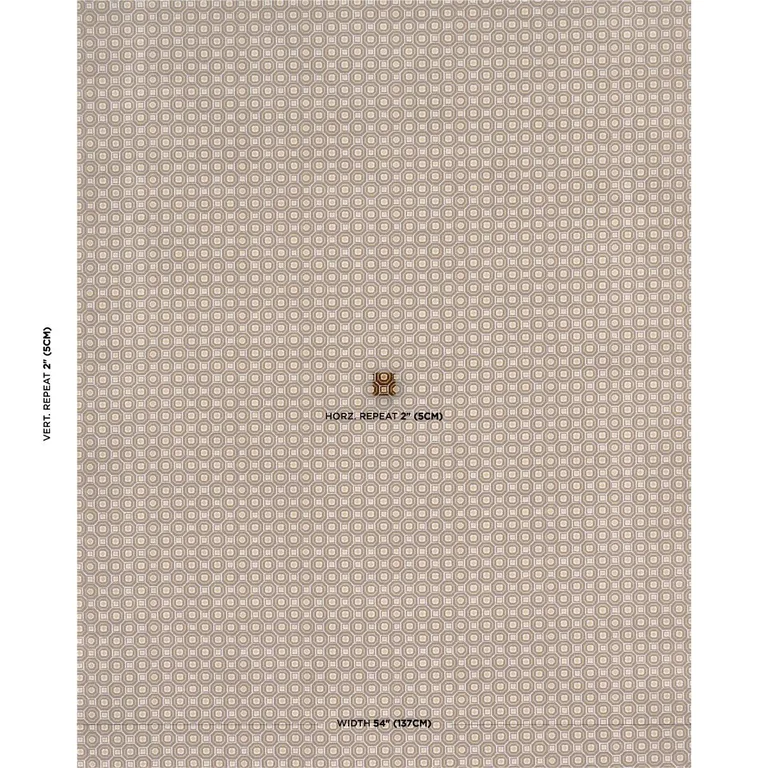 Schumacher 84891 Trianon Cut Velvet Bisque fabric swatch
