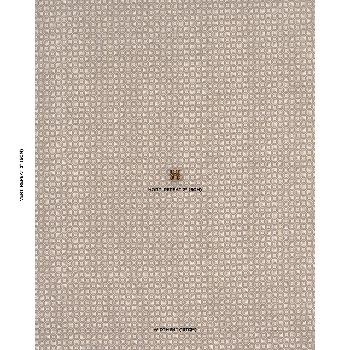 Schumacher 84891 Trianon Cut Velvet Bisque fabric swatch
