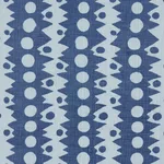 Schumacher 181550 Trickledown Blues fabric swatch