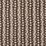 Schumacher 181553 Trickledown Brown On Natural fabric swatch