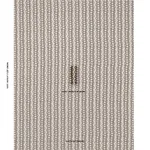 Schumacher 181553 Trickledown Brown On Natural fabric swatch