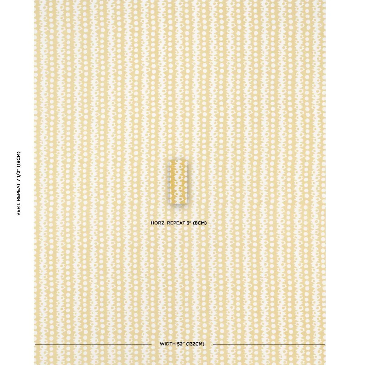 Schumacher 181551 Trickledown Citron fabric swatch