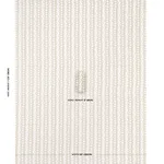 Schumacher 181552 Trickledown Natural fabric swatch