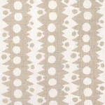 Schumacher 181552 Trickledown Natural fabric swatch