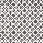 Schumacher 76761 Tristan Patchwork Charcoal fabric swatch