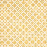 Schumacher 76762 Tristan Patchwork Yellow fabric swatch