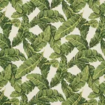 Schumacher 82770 Tropical Leaf Indoor/Outdoor Green fabric swatch