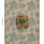 Schumacher 182810 Tropical Safari Print Orinoco Verdant Oasis fabric swatch