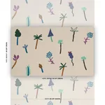Schumacher 85850 Tropical Trees Multi fabric swatch