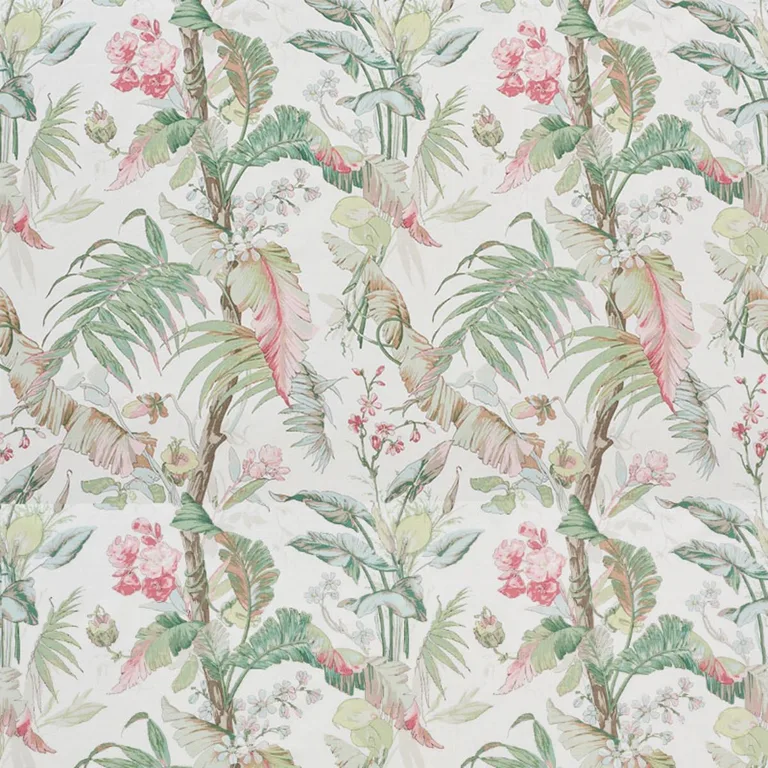 Schumacher 178130 Tropique Blush fabric swatch
