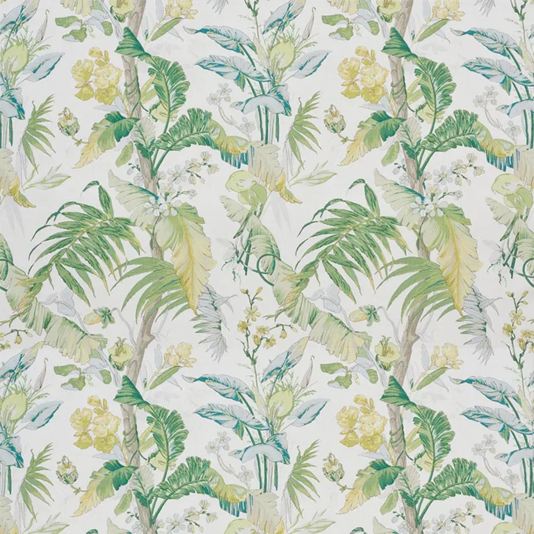 Schumacher 178131 Tropique Citron fabric swatch