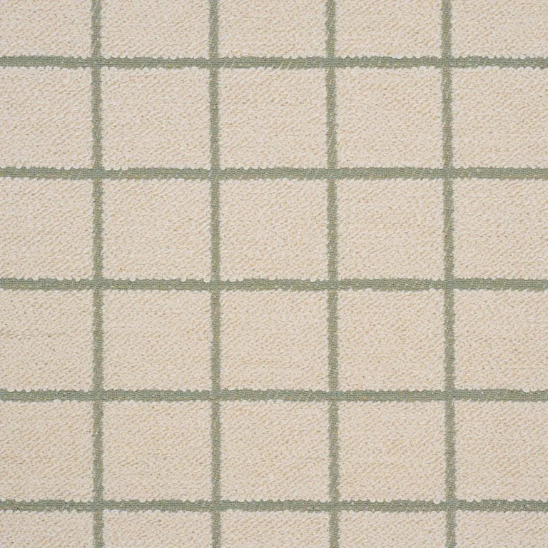Schumacher 85922 Tucson Grid Aqua fabric swatch