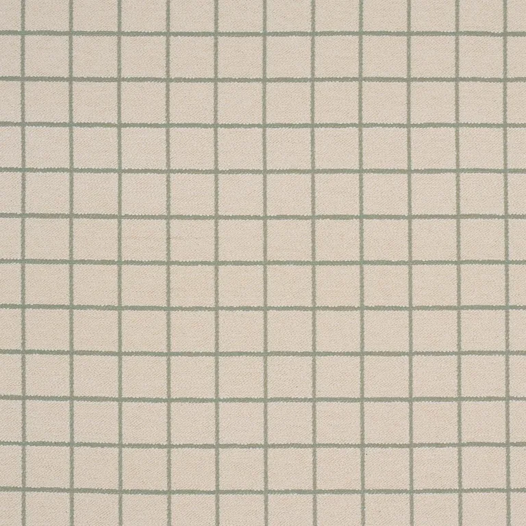 Schumacher 85922 Tucson Grid Aqua fabric swatch
