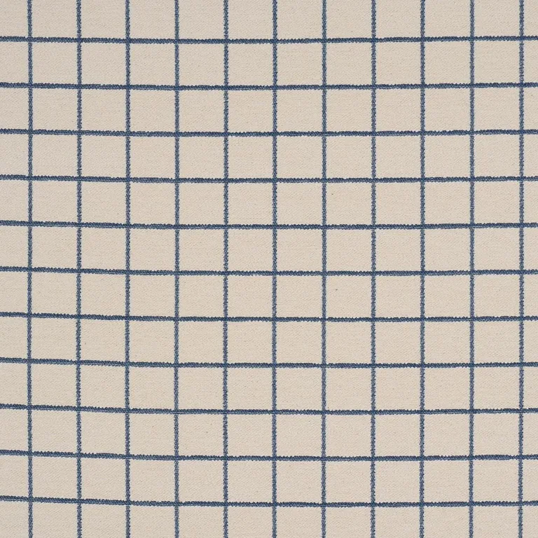 Schumacher 85921 Tucson Grid Blue fabric swatch