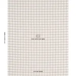 Schumacher 85920 Tucson Grid Brown fabric swatch
