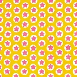 Schumacher 179221 Tuk Tuk Hand Block Print Yellow fabric swatch
