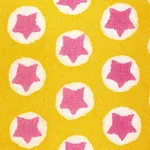 Schumacher 179221 Tuk Tuk Hand Block Print Yellow fabric swatch