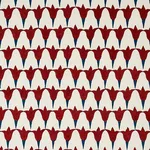 Schumacher 179823 Tulip Hand Block Iron & Indigo fabric swatch