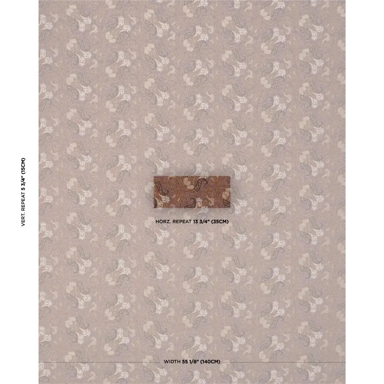 Schumacher 85832 Tulipano Orchid fabric swatch