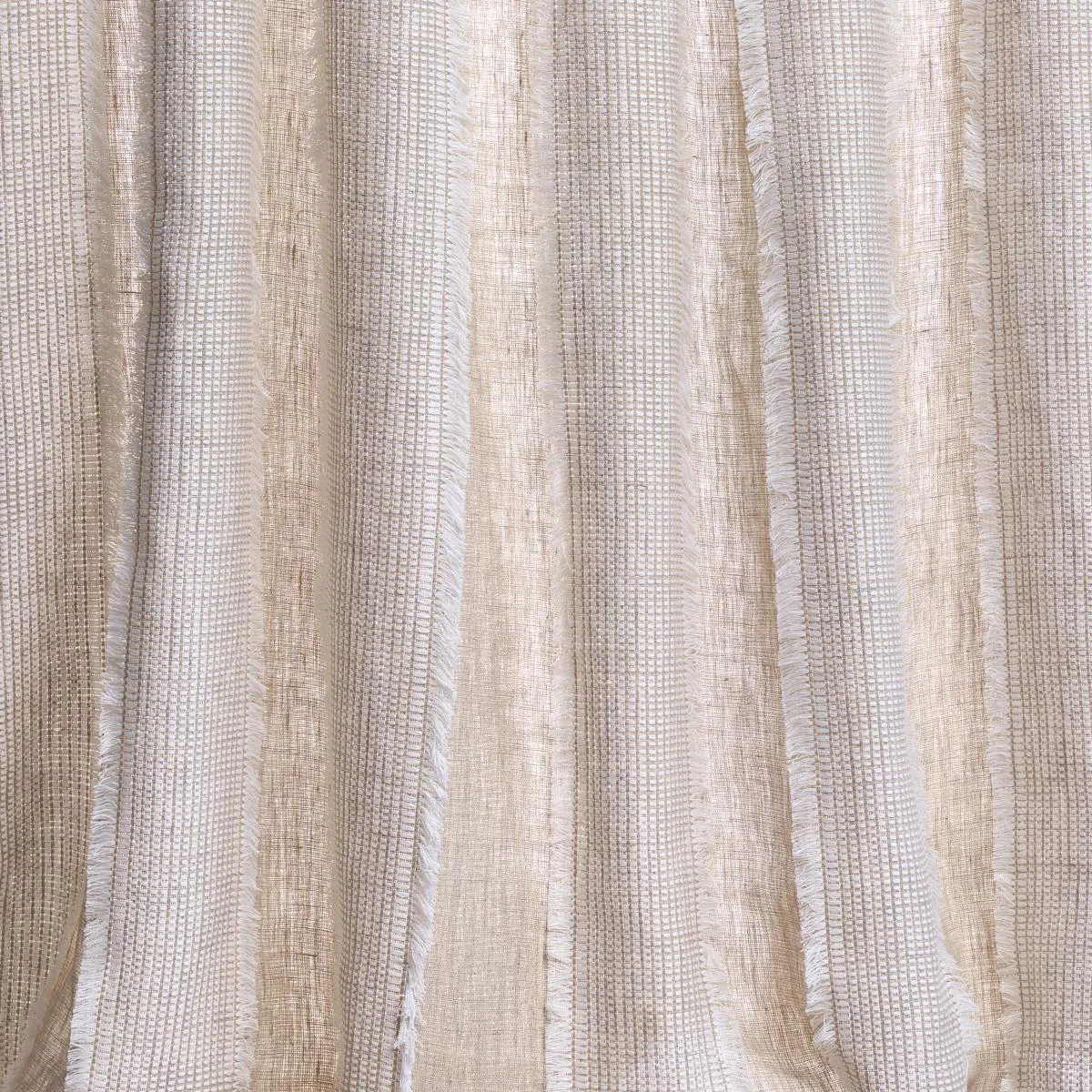 Schumacher 73596 Tulum  Casement Flax fabric swatch