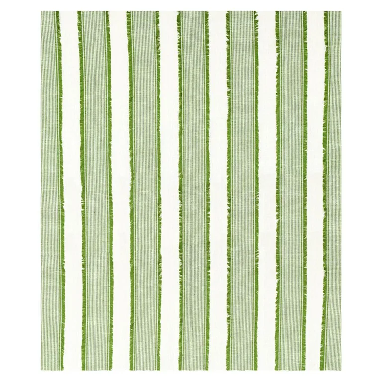 Schumacher 73594 Tulum Casement Green fabric swatch