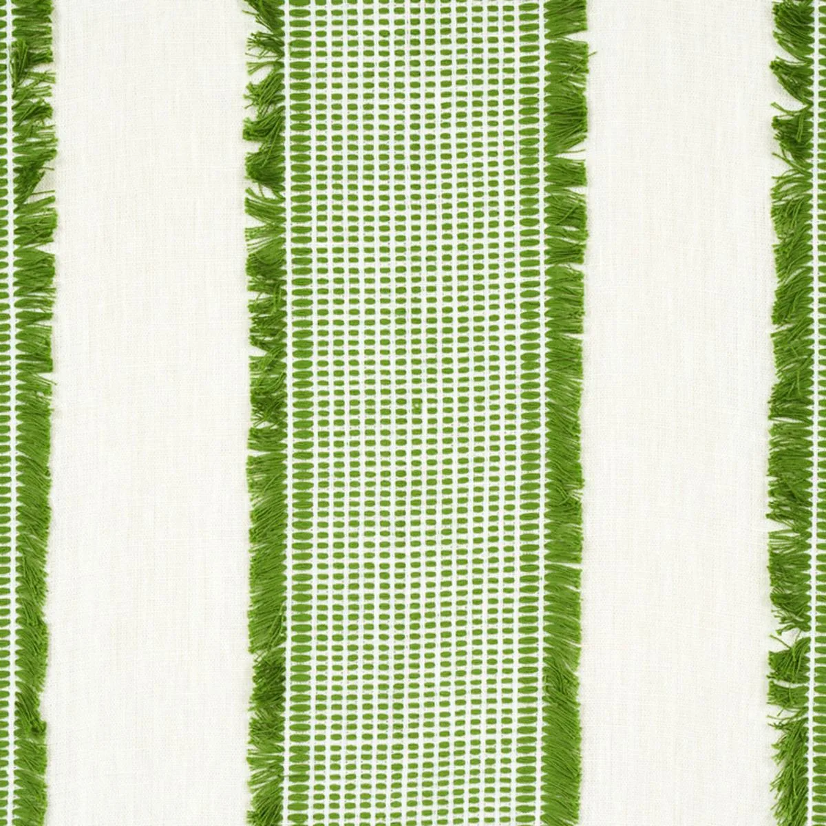 Schumacher 73594 Tulum Casement Green fabric swatch