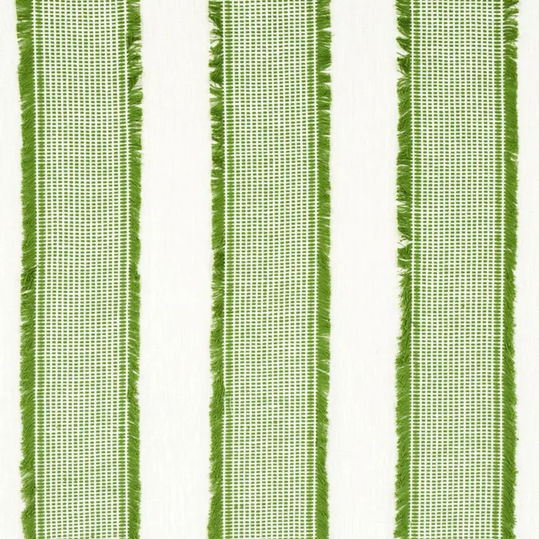 Schumacher 73594 Tulum Casement Green fabric swatch