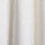 Schumacher 73595 Tulum  Casement Ivory fabric swatch