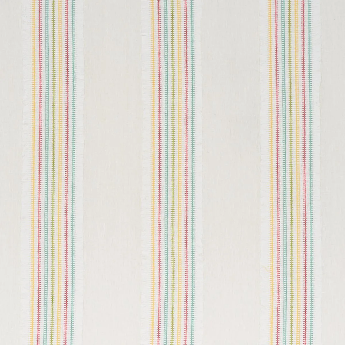 Schumacher 73597 Tulum Casement Mutli fabric swatch