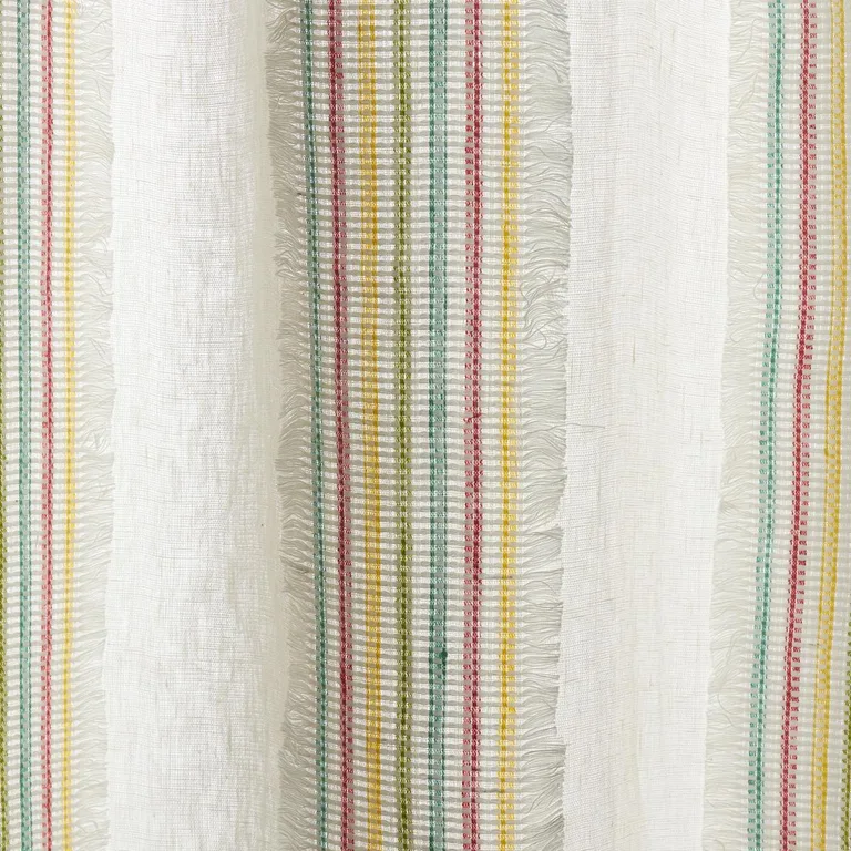 Schumacher 73597 Tulum Casement Mutli fabric swatch