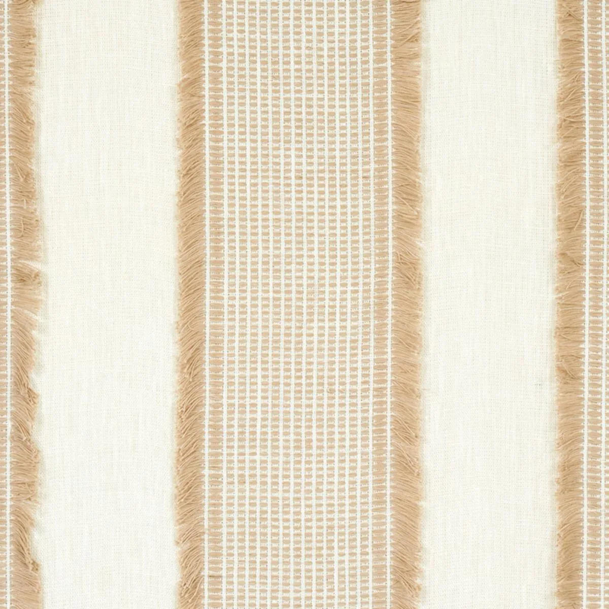 Schumacher 73592 Tulum Casement Natural fabric swatch
