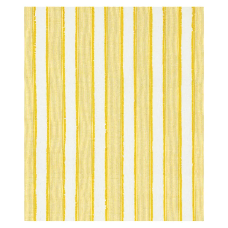 Schumacher 73593 Tulum Casement Yellow fabric swatch